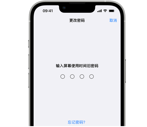 伊宁县iPhone屏幕维修分享iPhone屏幕使用时间密码忘记了怎么办 