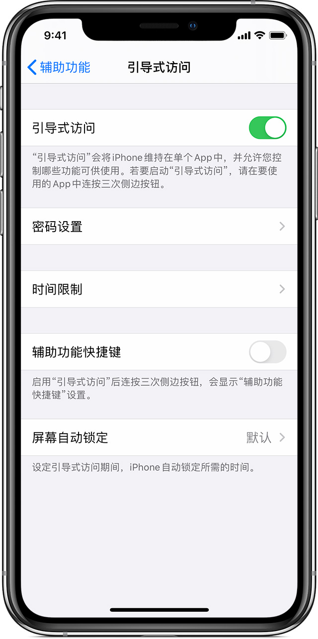 伊宁县苹果手机维修分享如何在 iPhone 上退出引导式访问 