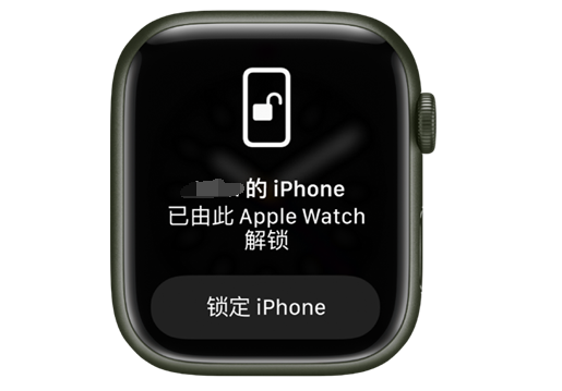 伊宁县苹果手机维修分享用 AppleWatch 解锁配备面容 ID 的 iPhone方法 