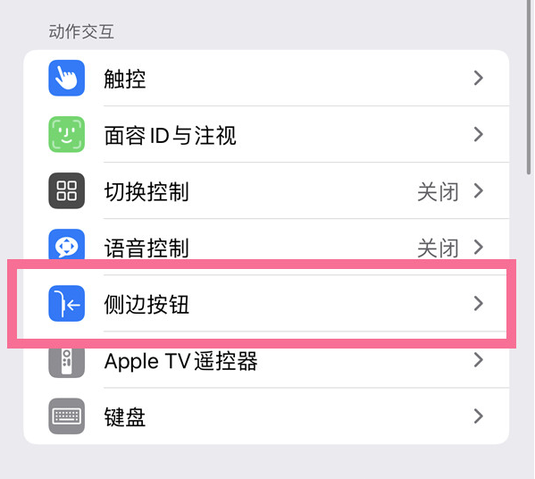 伊宁县苹果14维修店分享iPhone14 Plus侧键双击下载功能关闭方法 